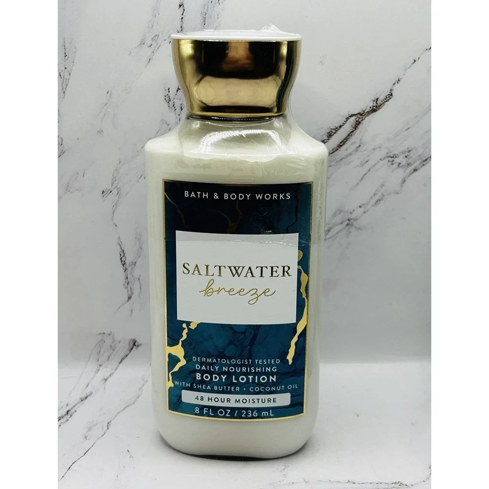 Bath & Body Works Saltwater Breeze 3pc Set Fragrance Mist Lotion Body Wash